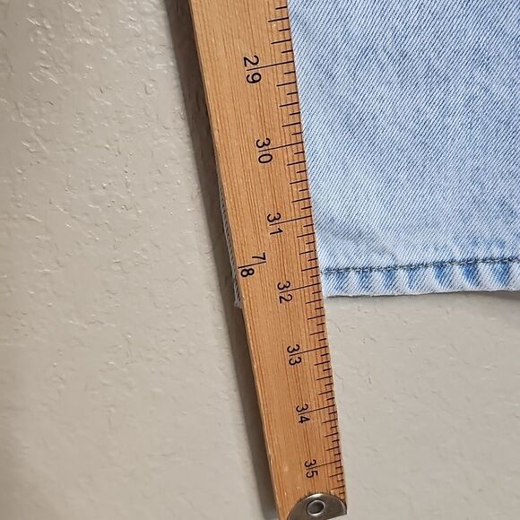 Rolla's 31 Classic Straight Courtney  High Rise Button Fly Blue Denim Jeans - Picture 10 of 13